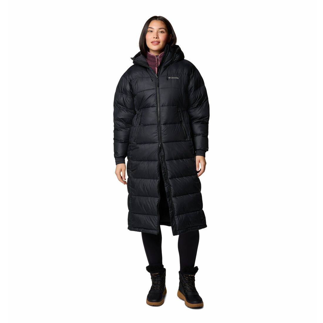 Columbia Women's Pike Lake™ II Long Hooded Puffer Jacket Black