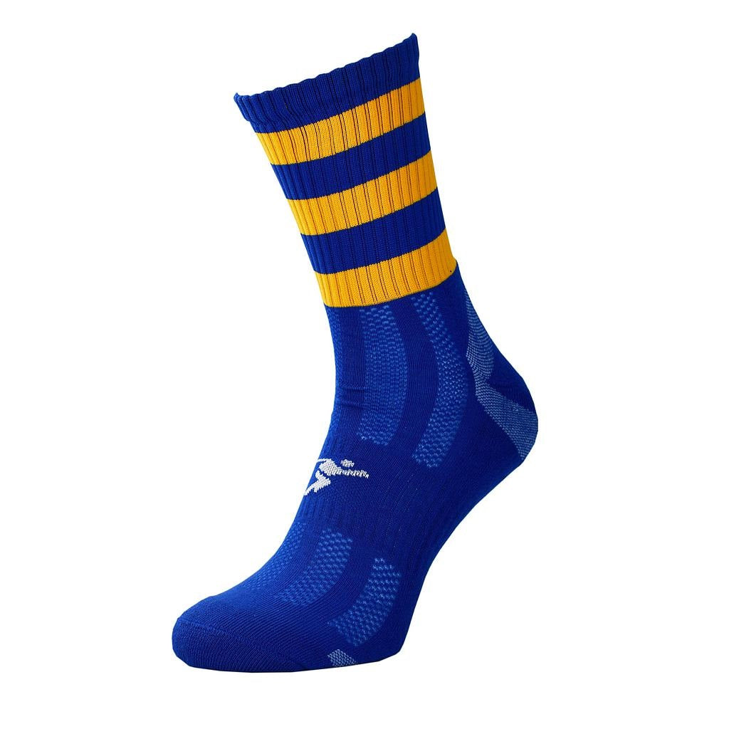 Precision Pro Hooped GAA Mid Socks (Royal Amber)