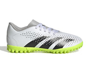 Adidas Predator Accuracy.4 Junior Astro Turf Football Boots White Black Lucid Lemon (White Lemon)