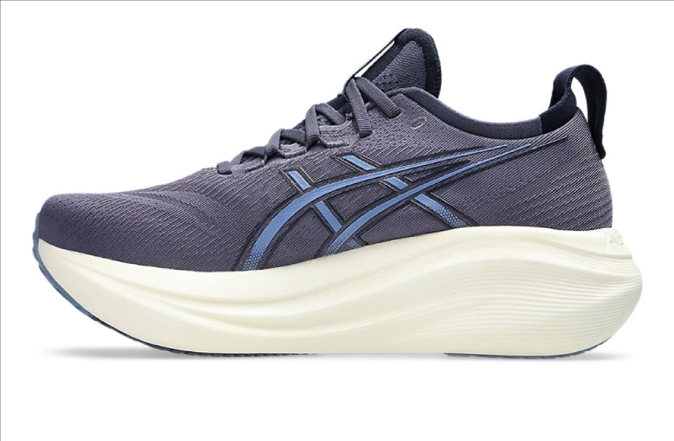 Asics Gel Nimbus 27 Men's Running Shoes Navy Blue