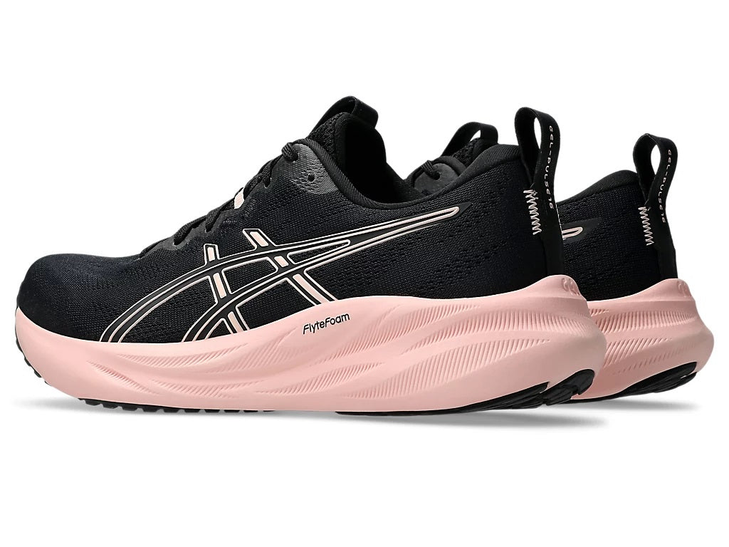 Asics Gel Pulse 16 Women's Running Shoes Black Pink
