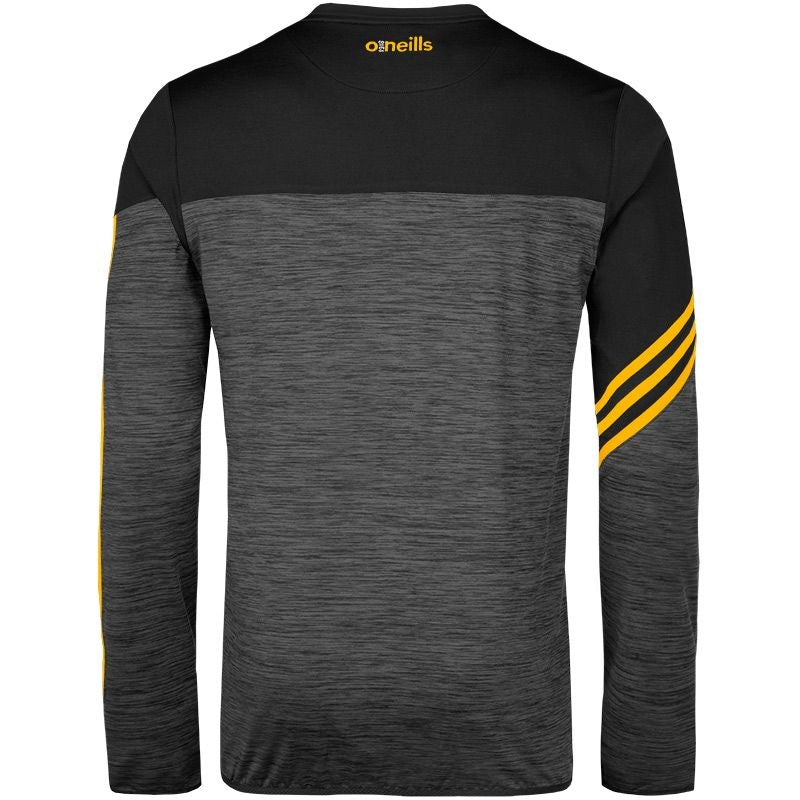 O'Neills Nevis Brushed Crew Neck (Melange Black Amber)