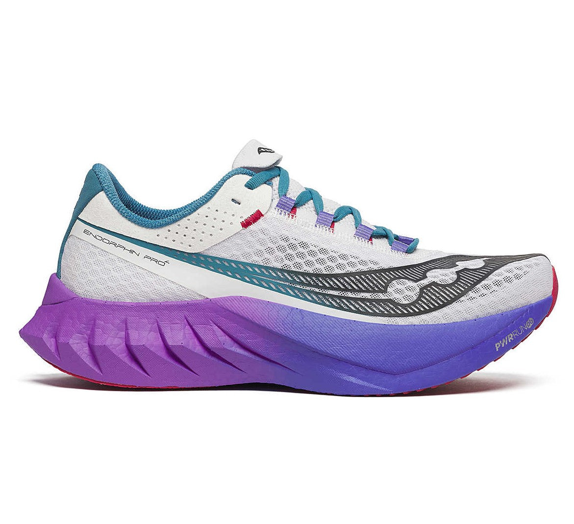 Saucony Endorphin Pro Women' Running Shoes White Shadow .