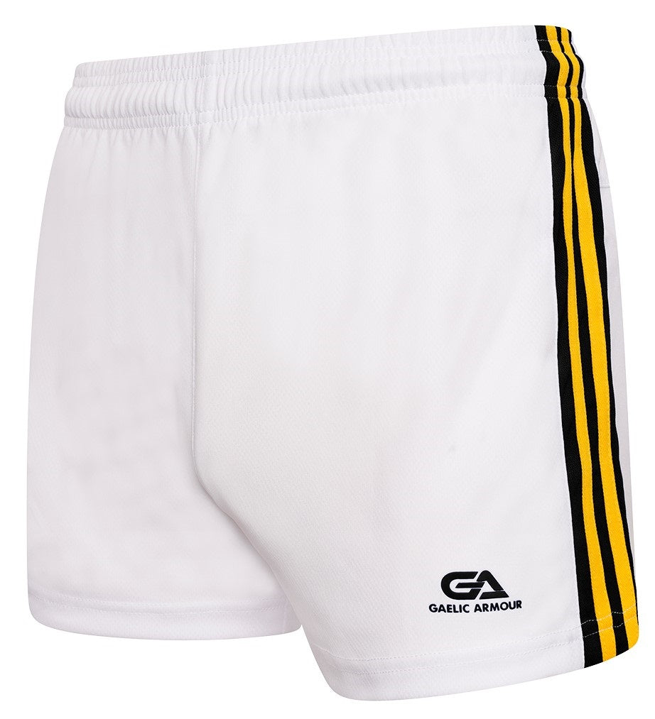 Gaelic Armour Gaelic Shorts (White Black Amber)