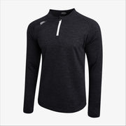 Gaelic Armour 1/2 Zip Round Neck Sweat (Black Marl)