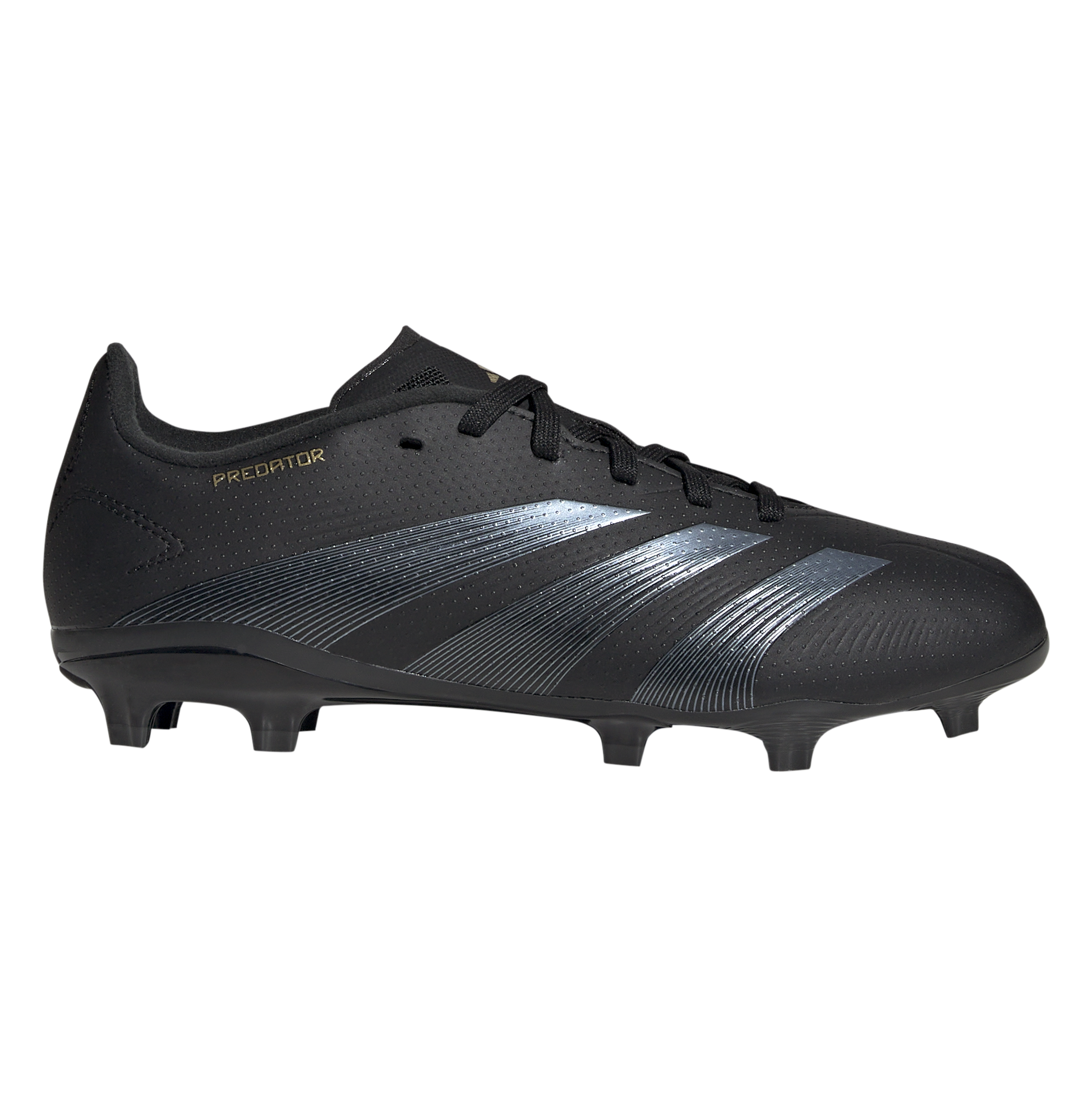 Adidas Predator League Firm Ground Junior Football Boots Core Black Carbon Gold Metallic (Black Gold)