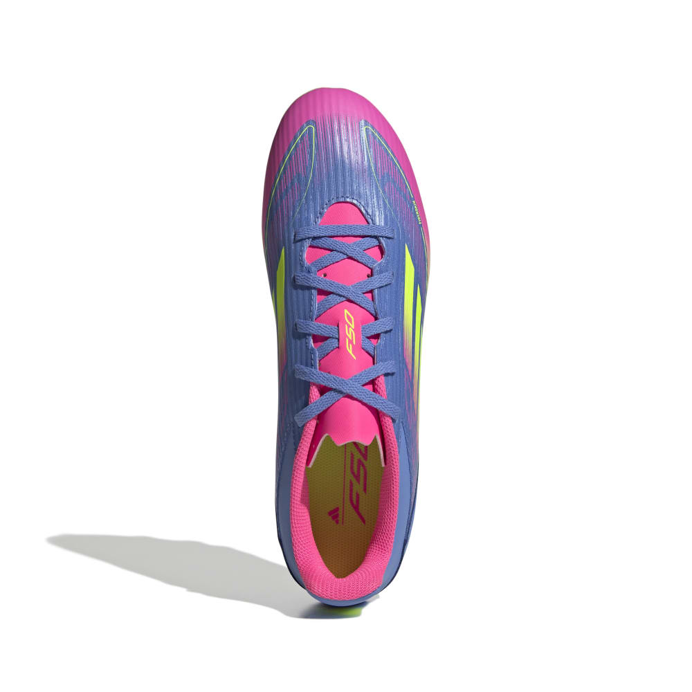Adidas F50 Club Firm/Multi-Ground BootsBlue Fusion Lucid Lemon Lucid Pink