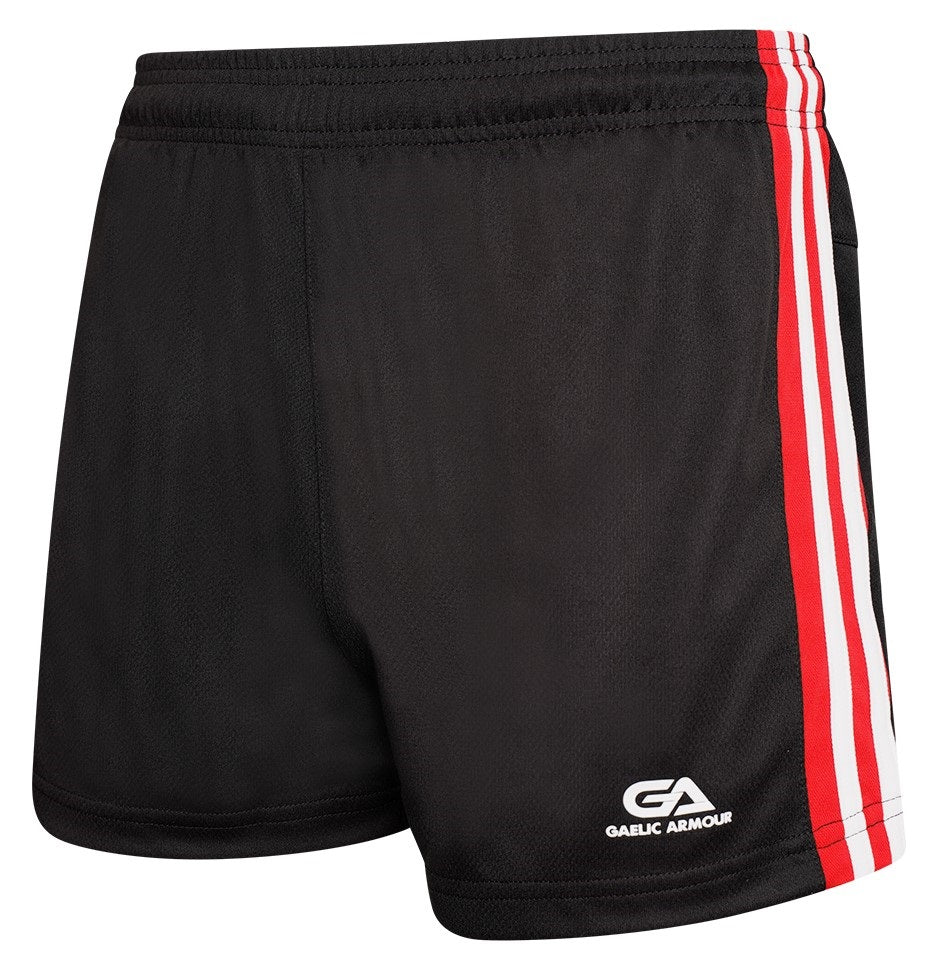 Gaelic Armour Gaelic Shorts (Black Red White)