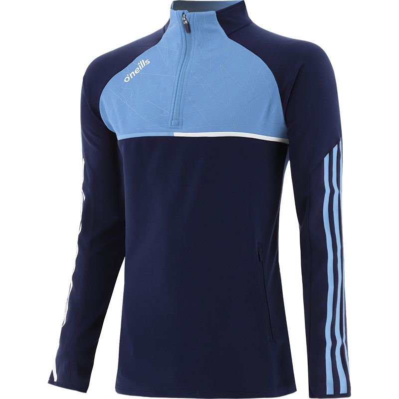 O'Neills Synergy Squad Half Zip Navy Sky Blue