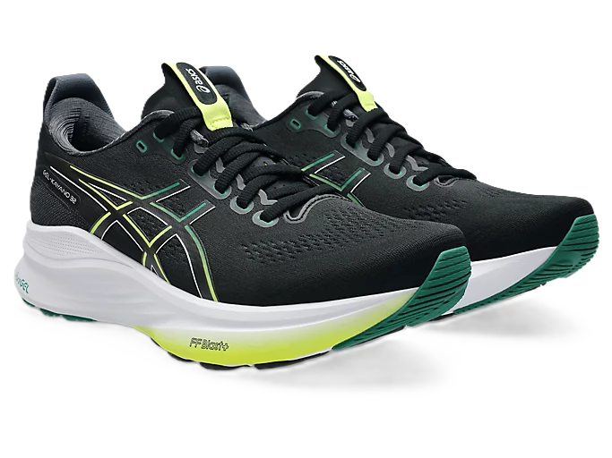 Asics GEL-KAYANO Men' Running Shoes Black Jasper Green