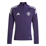 Adidas Manchester United Tiro Competition Training Top Kids Purple White Age -