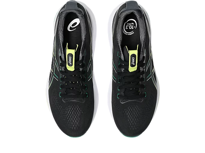 Asics GEL-KAYANO Men' Running Shoes Black Jasper Green