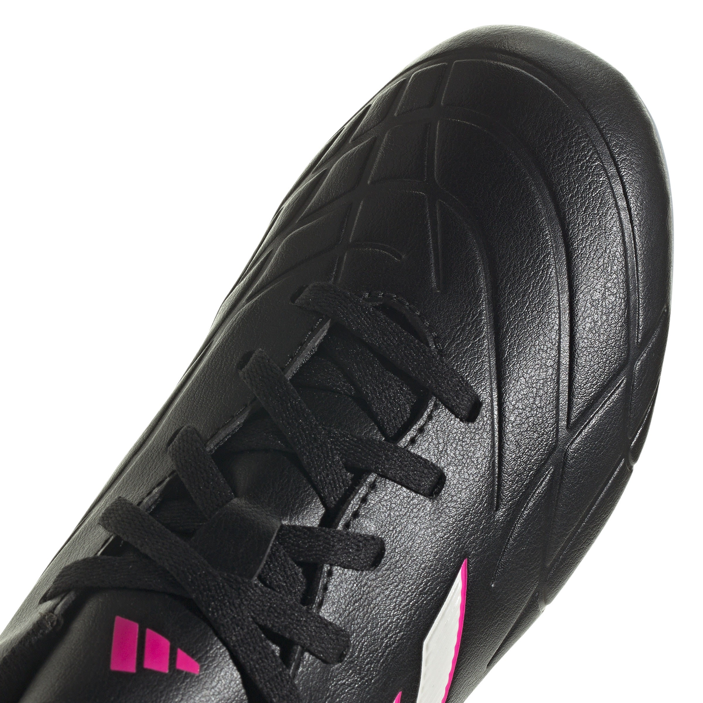 Adidas Copa.4 Firm Ground Junior Football Boots (Core Black Zero Metallic Shock Pink)