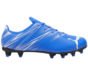 Puma Attacanto Firm Ground Junior Football Boots Bluemazing Puma White (Blue White)