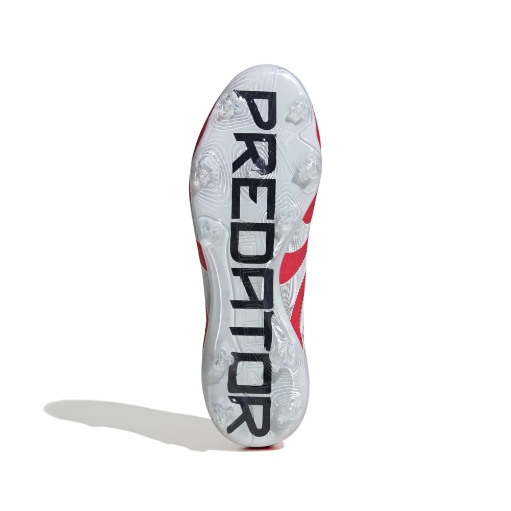 Adidas Predator Pro Firm Ground Boots Lucid Red White Core Black