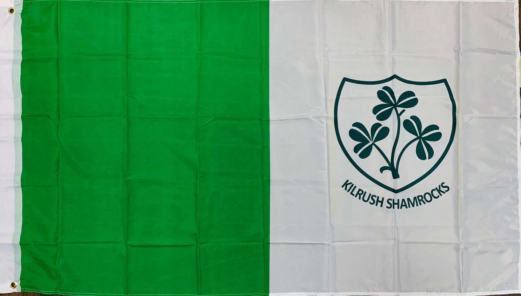Team Car Flag Kilrush Shamrocks Crested Flag