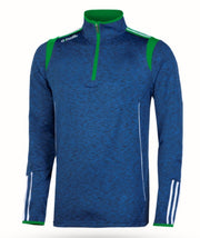 O'Neills Solar 3 Stripe Brushed Half Zip (Melange Navy Green White)
