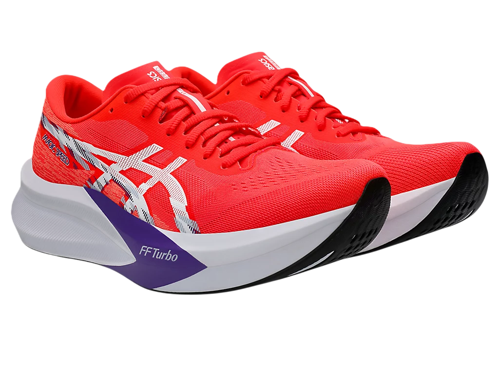 Asics Magic Speed Men's Running Shoes Flash Red White