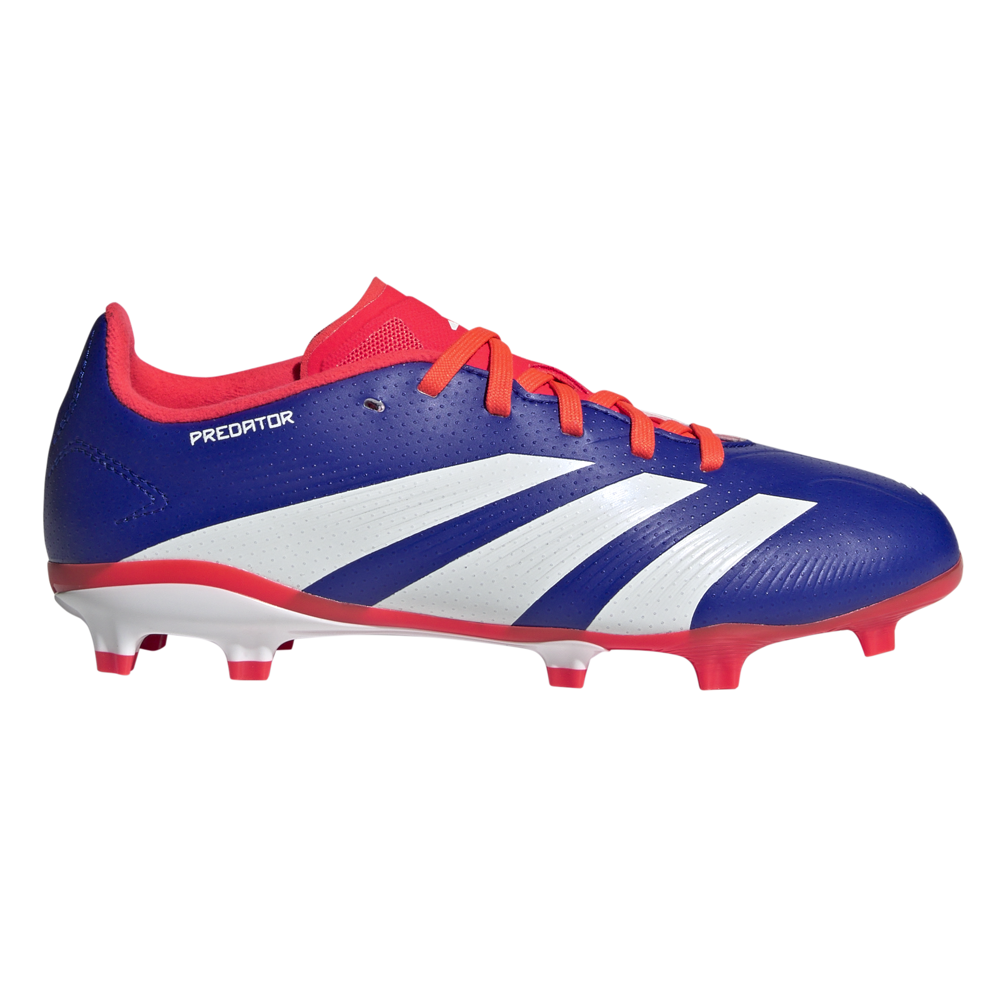 Adidas Predator League Firm Ground Junior Football Boots Lucid Blue Solar Red White (Blue Red)
