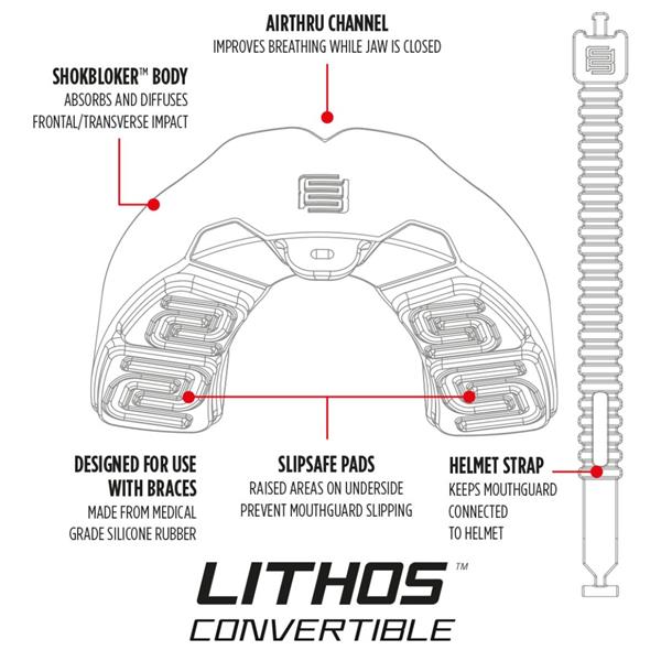 Makura Lithos Pro Senior Braces Mouth Guard