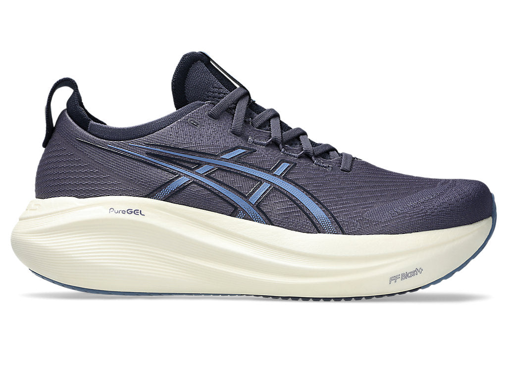Asics Gel Nimbus 27 Men's Running Shoes Navy Blue