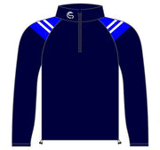 CS Club Half Zip Top Navy Royal White