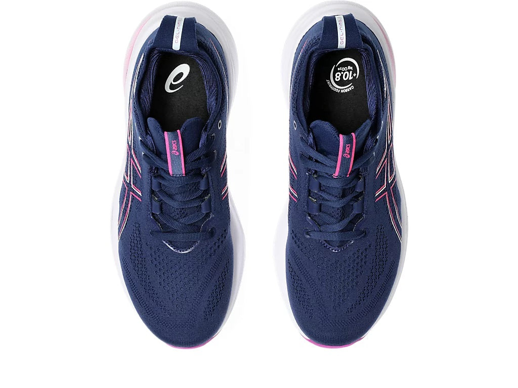 Asics Gel-Nimbus 26 Women's Running Shoes - Blue Expanse Pink