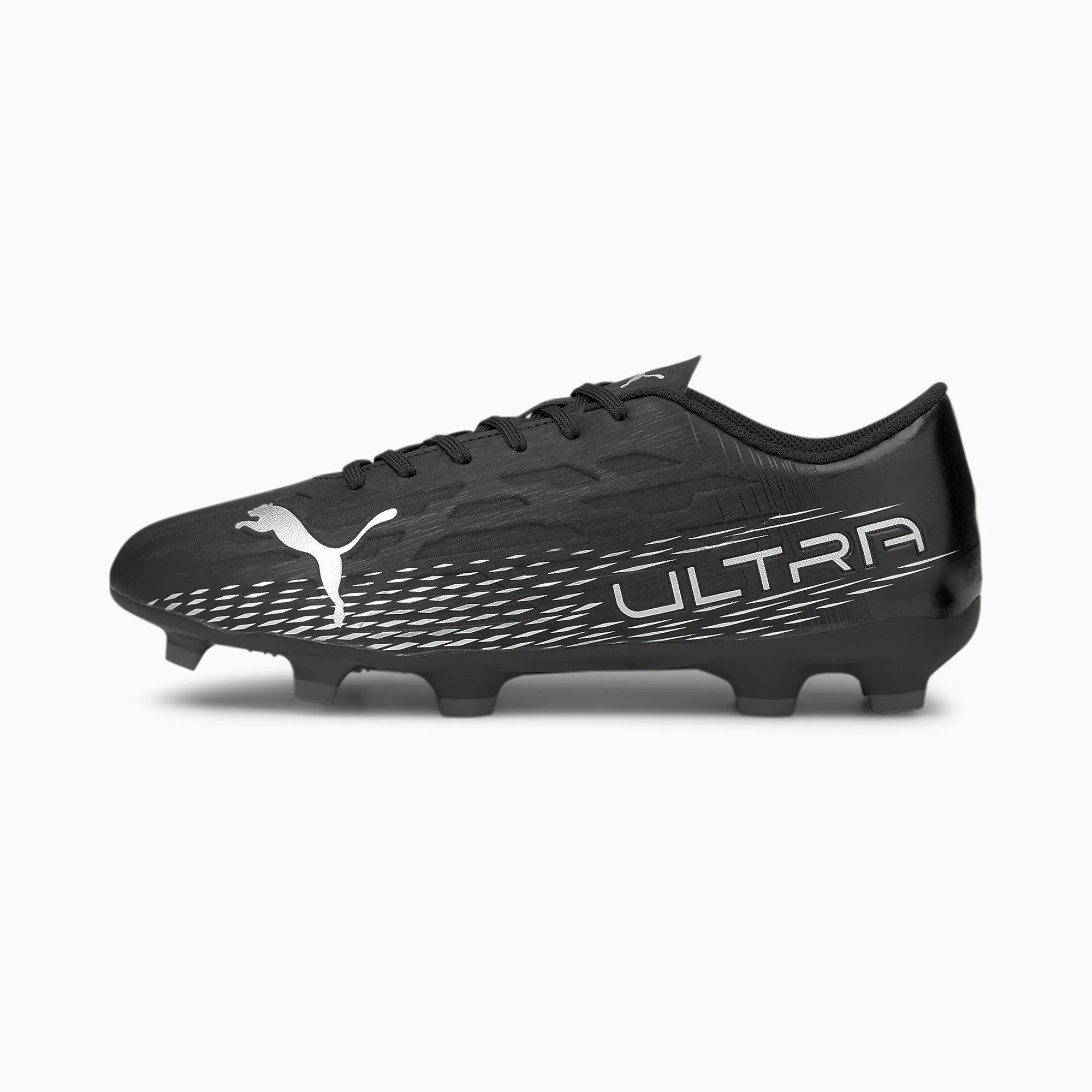 Puma Ultra 4.3 Firm Ground Junior (Black Silver)