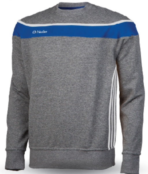 O'Neills Slaney Crew Neck Sweat (Grey Royal White)