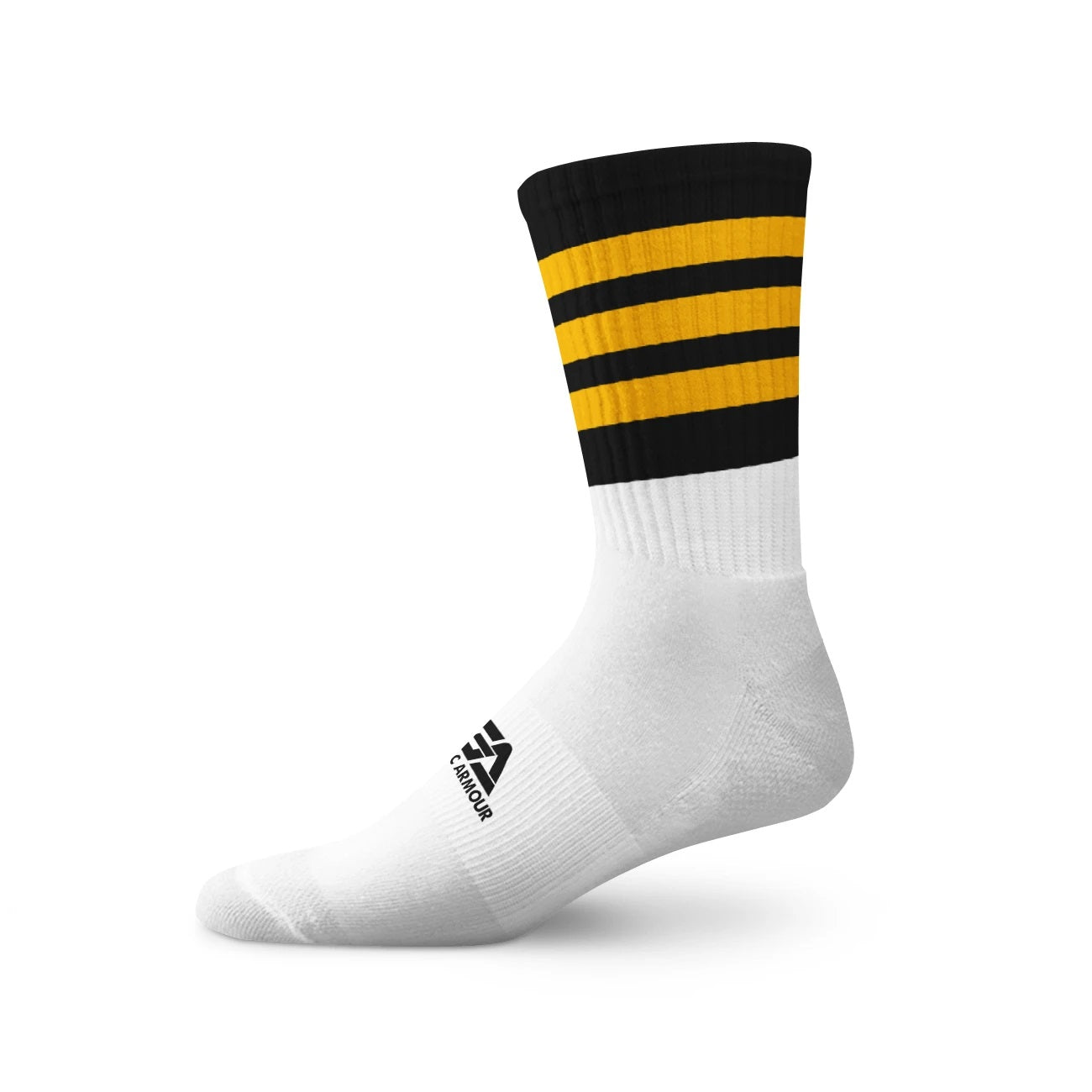 Gaelic Armour Elite Midi Sock (Black Solid)