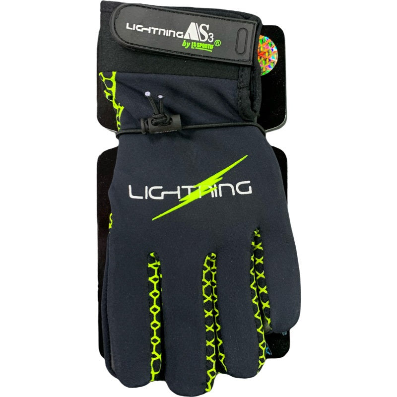 LS Lightning AS3 Gaelic Gloves (Black Flo Yellow)