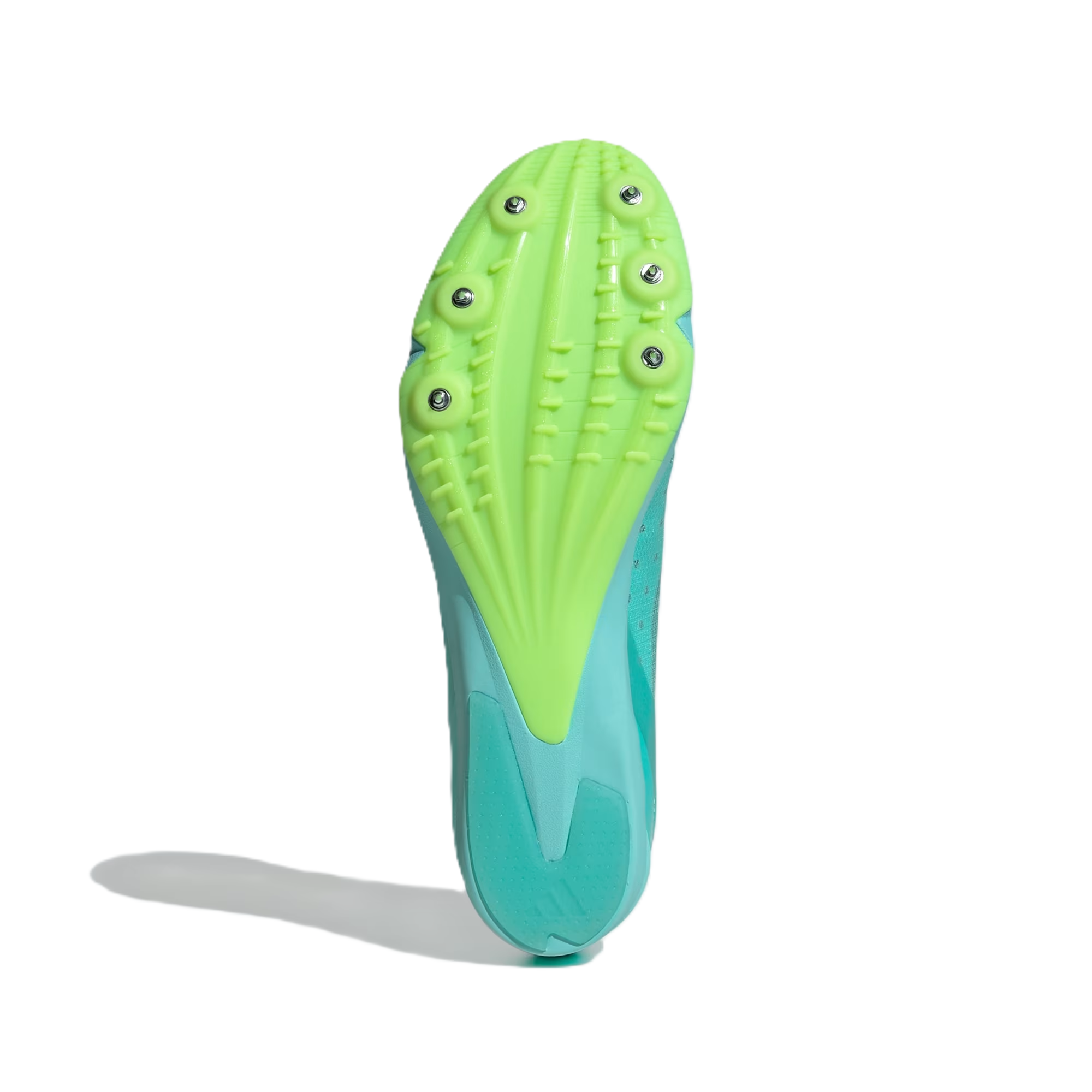 Adidas Adizero Distancestar Running Spikes Flash Aqua Cloud White Lucid Lemon