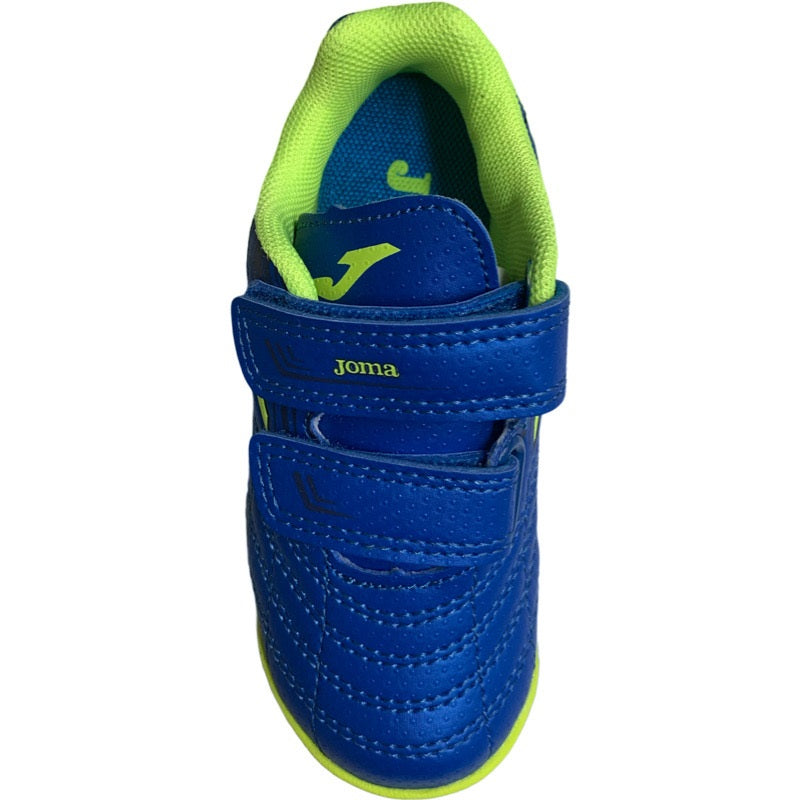 Joma Xpander Junior 2304 Astro Turf Shoes (Royal Blue Flo Yellow)