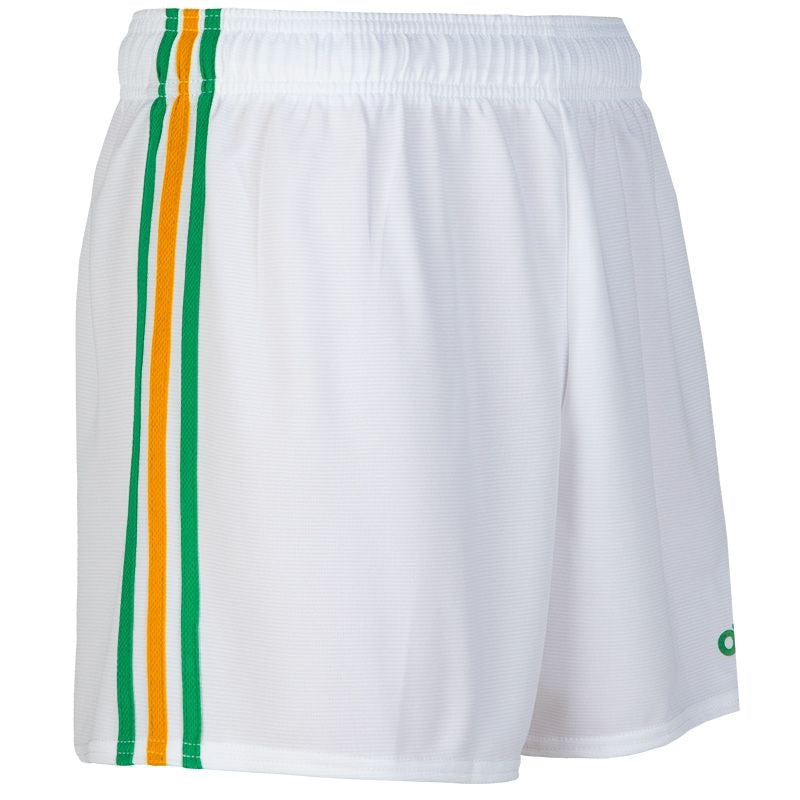 O'Neills Mourne Shorts (White Green Amber)