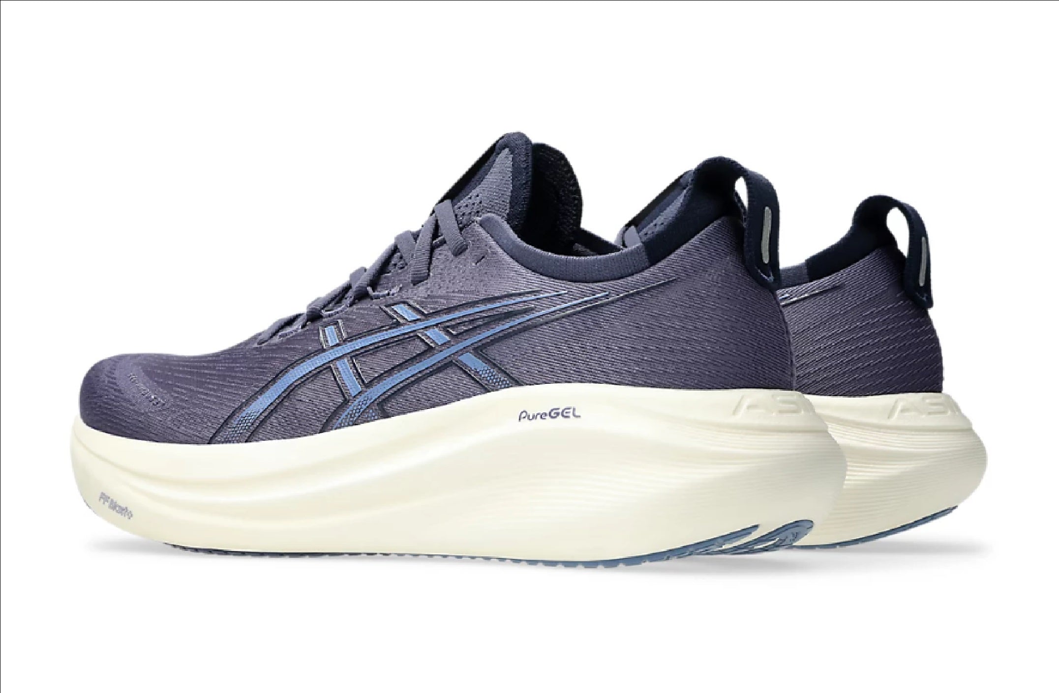 Asics Gel Nimbus 27 Men's Running Shoes Navy Blue