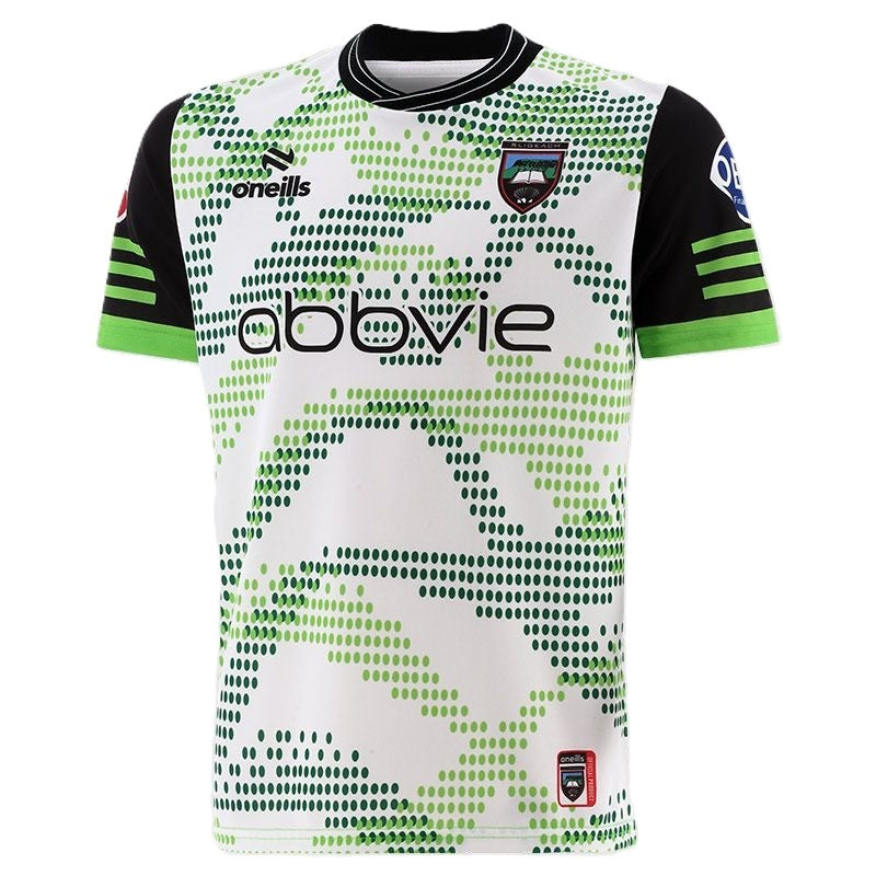 O'Neills Sligo GAA Training Jersey White Lime