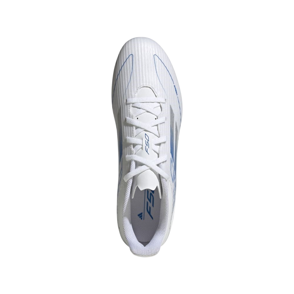 Adidas F50 Club Firm/Multi-Ground Boots White Metalic Silver