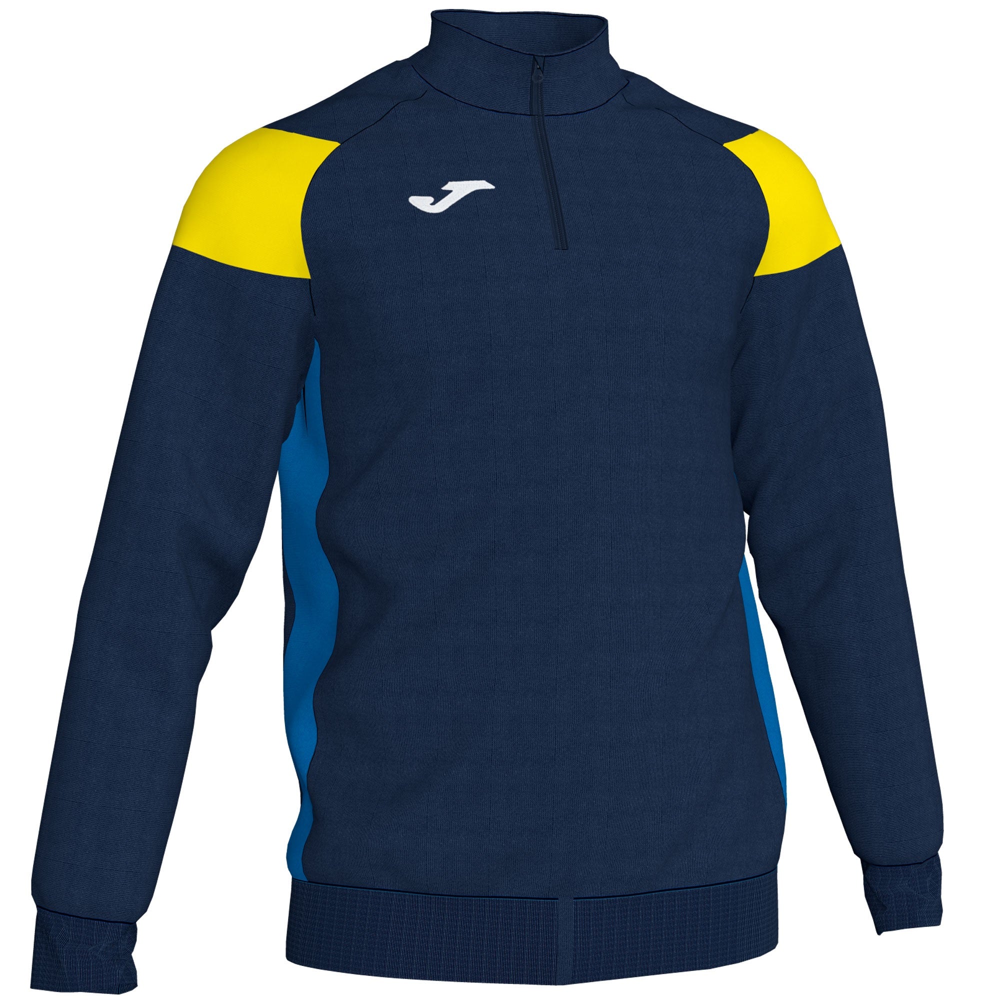 Joma Crew III Half Zip Sweat (Navy Royal Yellow)