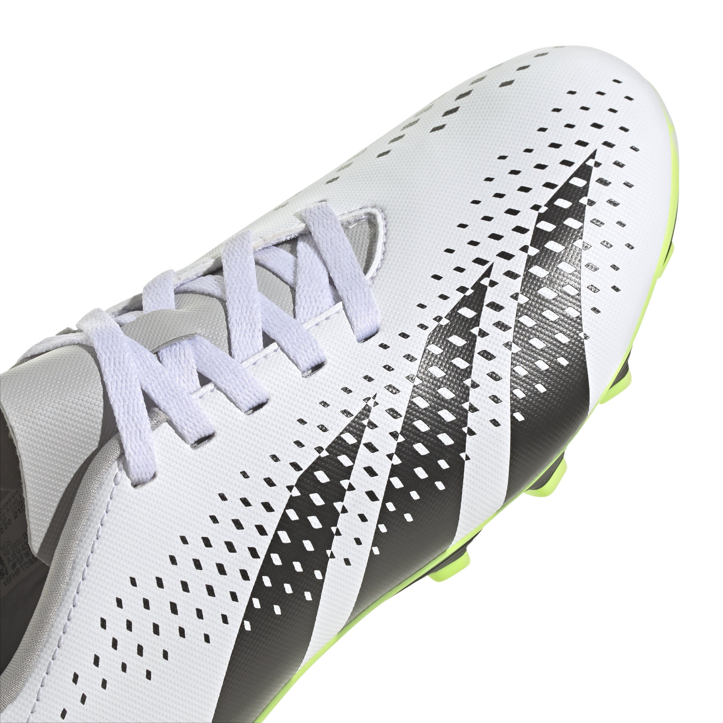 Adidas Predator Accuracy.4 Junior Football Boots White Black Lucid Lemon (White Lemon)