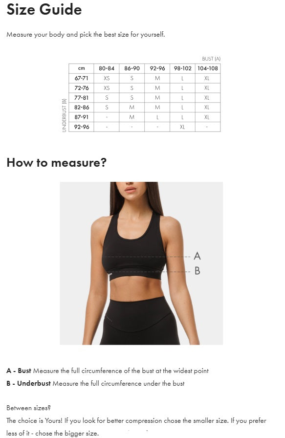 Carpatree Elite Seamless Bra Black
