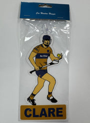 Team Car Flag Clare Window Hanger