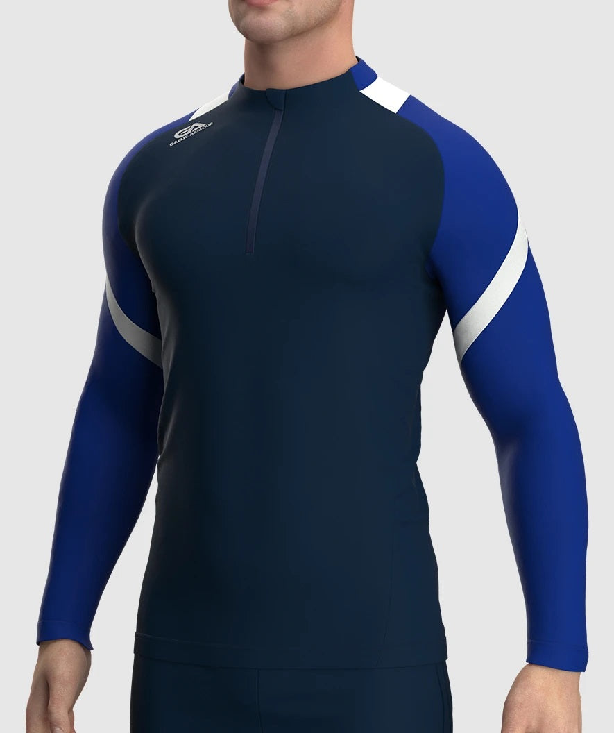 Gaelic Armour Culainn Half Zip (Navy Royal White)