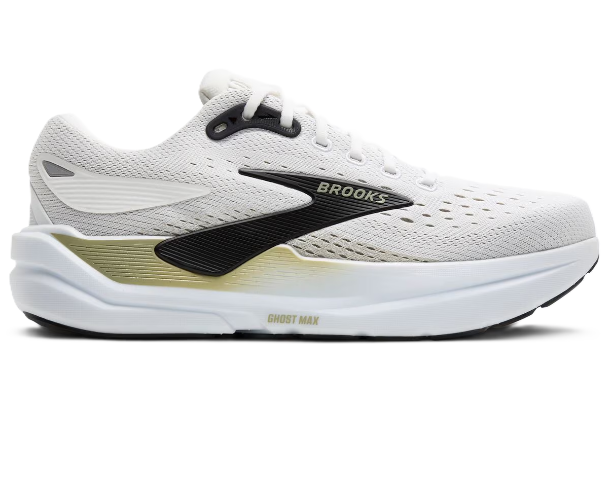 Brooks Ghost Max 3 Men's Running Shoes Bright white Tea Black
