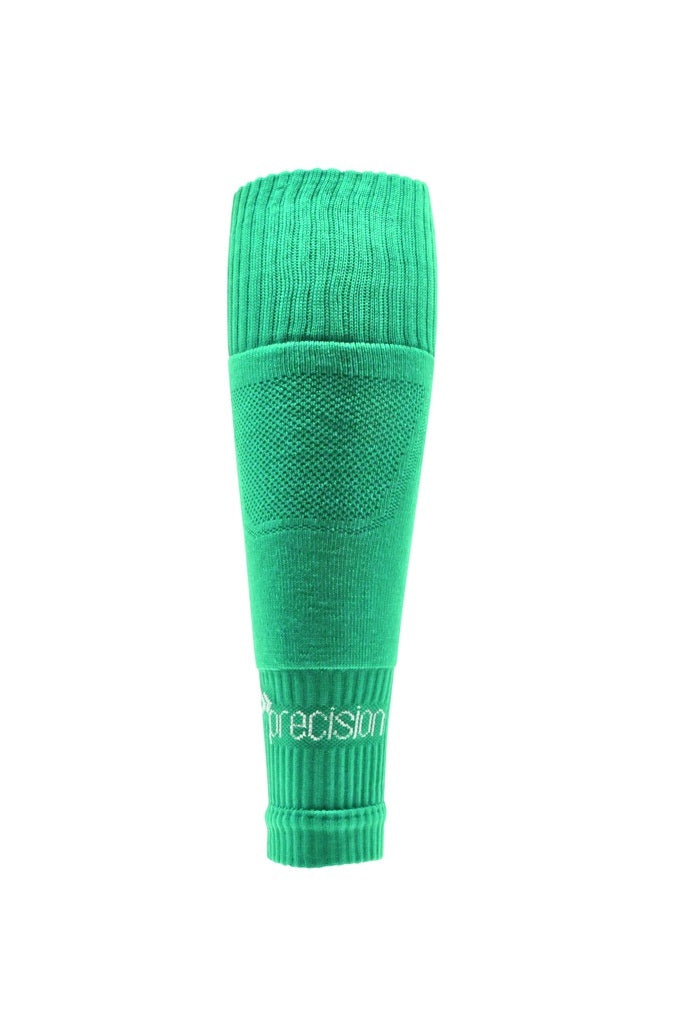 Precision Plain Pro Footless Sleeve Socks Green