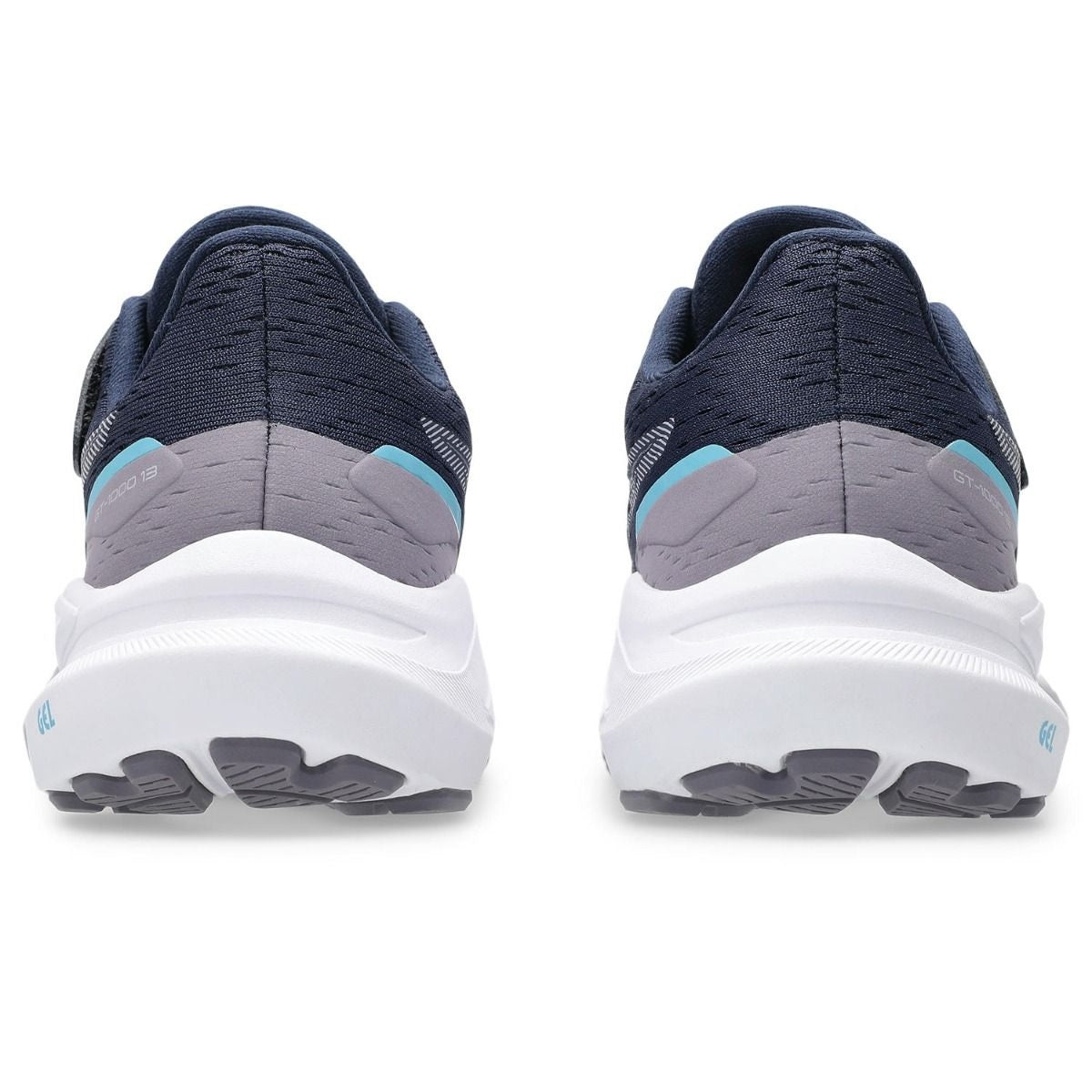 Asics GT- PS Kids Velcro Running Shoes Midnight Dusk Violet