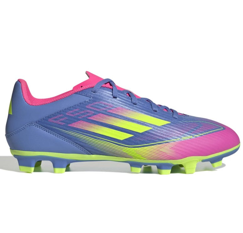Adidas F50 Club Firm/Multi-Ground BootsBlue Fusion Lucid Lemon Lucid Pink