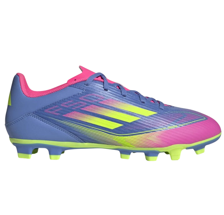 Adidas F50 Club Firm/Multi-Ground BootsBlue Fusion Lucid Lemon Lucid Pink