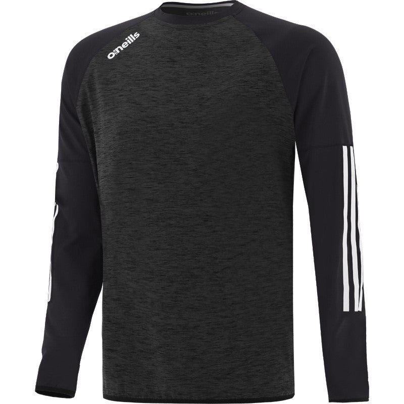 O'Neills Osprey Brushed Crew Neck (Melange Black White)