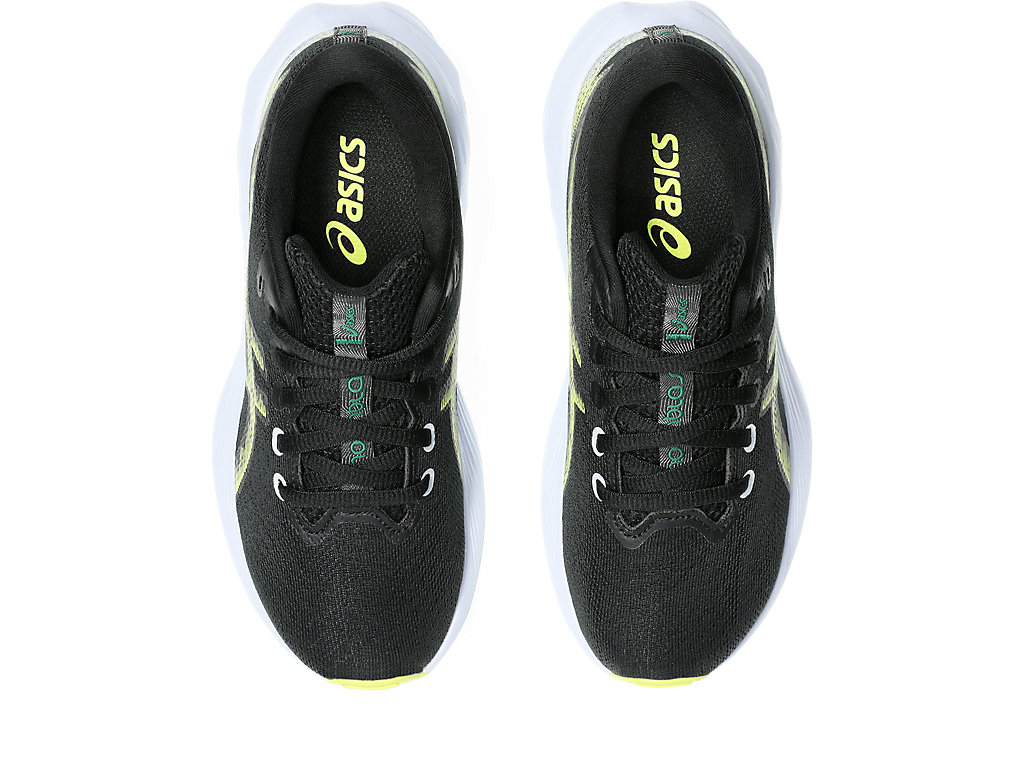 Asics Novablast GS Kids Running Shoes Black Citron