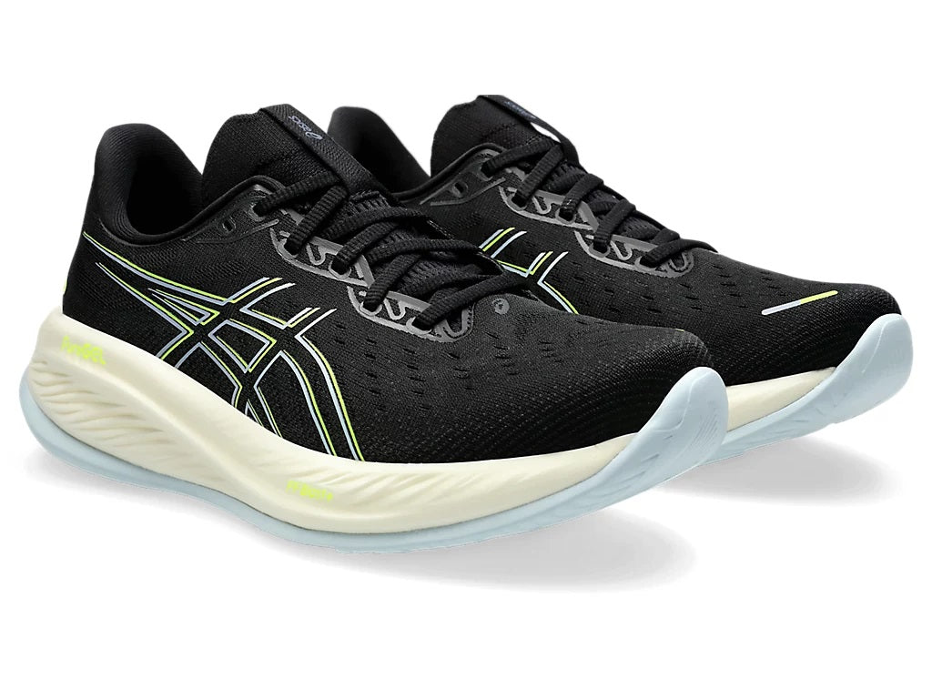 Asics Gel Cumulus 26 Men's Running Shoes Black Safety Yellow